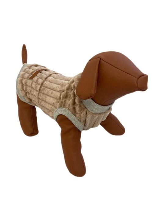 Woofmoda Риза Флийс За Куче В Бежов Цвят XL Woofmoda Риза Флийс За Куче В Бежов Цвят XL