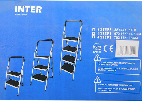Inter Step Ladder iron 4 Stair