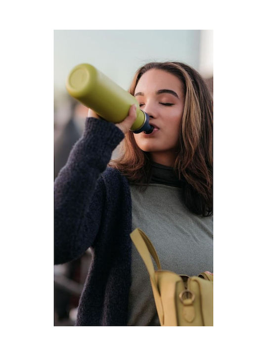Klean Kanteen Classic Sport Stainless Steel Water Bottle 800ml Yellow
