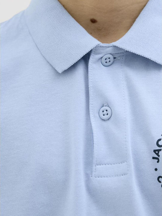 Kids' Polo Short Sleeve Chambray Blue