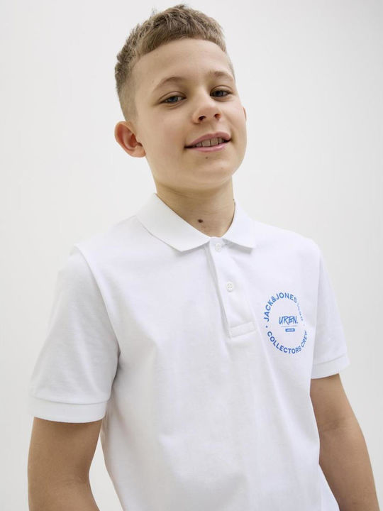 Kinderpolo Kurzarm White