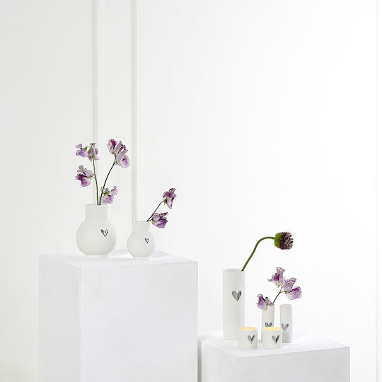 Raeder Porcelain Vase Silver