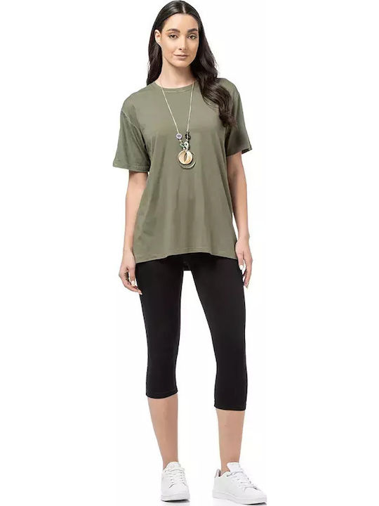 Damen Bluse Khaki