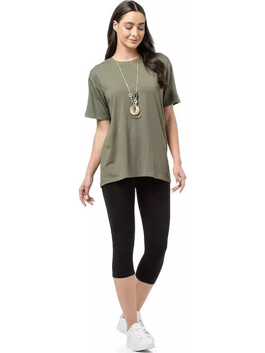 Damen Bluse Khaki