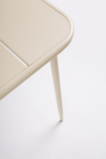 Tisch Yara 140x80x74cm Champagne