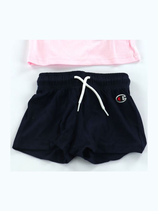 Champion Kinderbekleidungssets mit Shorts Rosa 2 Stück