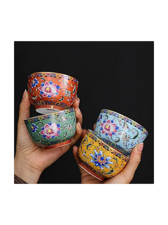 Mug Enamel Multicolored 4pcs