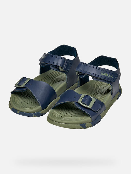 Geox J Fusbetto Navy Blue Kids' Sandals