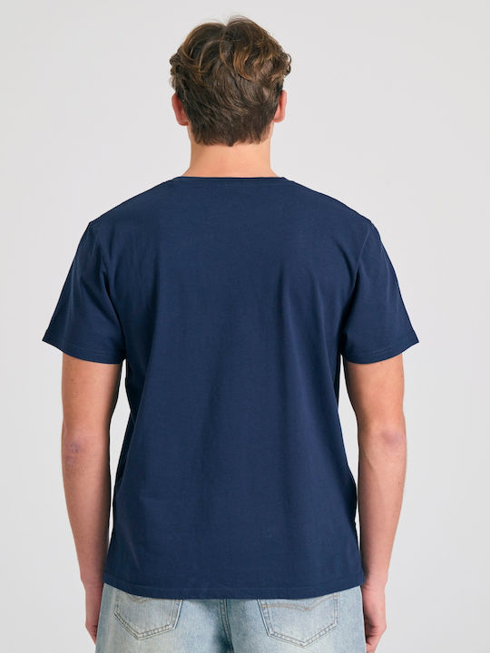 T-shirt Navy Μπλε