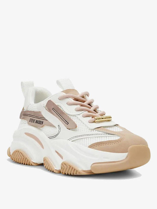 Possession-e Chunky Sneakers Cream