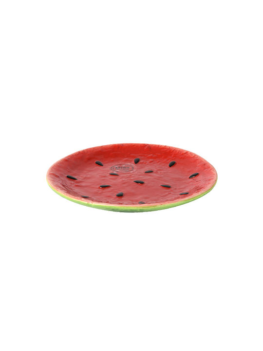 Kaemingk Farfurie joasă Ceramică Roșu cu Diametru 16cm