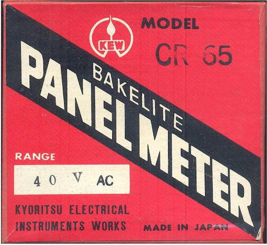 Kyoritsu Analoges Spannungsmessgerät für Elektroschrank Mono Phase 203101746066