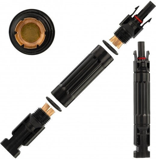 MC4 Connector 1000V DC 32A IP67 10x38mm Cylindrical Fuses