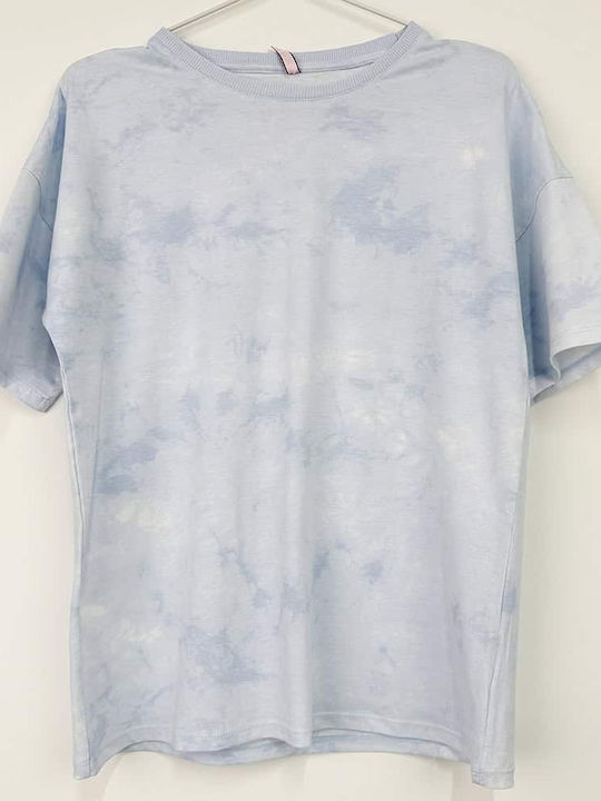 Fuanna Summer Women's Pyjama Set Light Blue