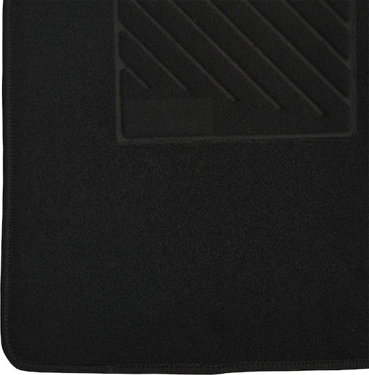 Set of Front and Rear Mats 5pcs for Citroen C3 2016 Black