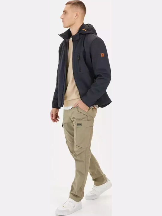 Winter Jacke Softshell Wasserdicht und Winddicht Dark Blue