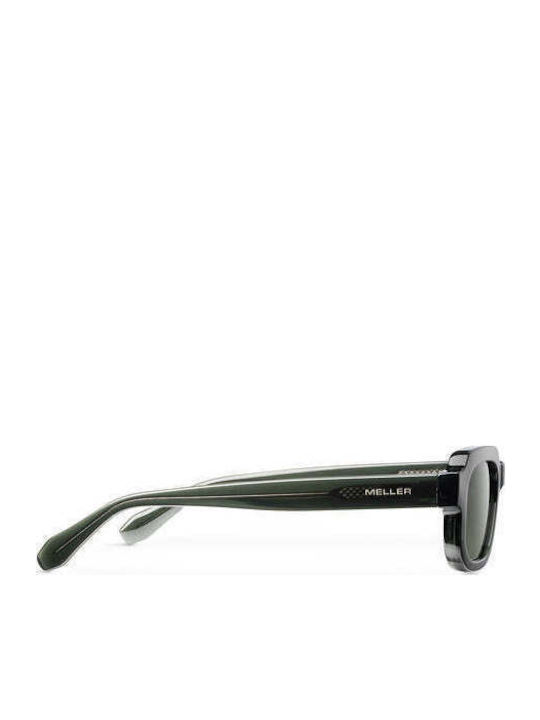 Meller Kobe Unisex Sunglasses with Green Plastic Frame and Green Polarized Lens KOB-FOGOLI