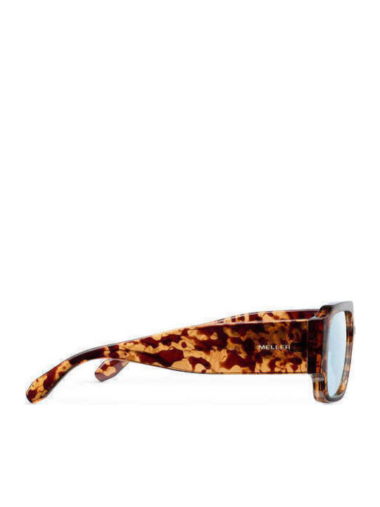 Meller Jahi Unisex Γυαλιά Ηλίου με Καφέ Ταρταρούγα Κοκκάλινο Σκελετό και Γαλάζιο Φακό