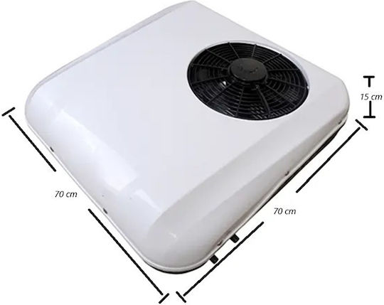Roof Air Conditioner Hot/Cold Small Trucks Vehicles Machinery 12v