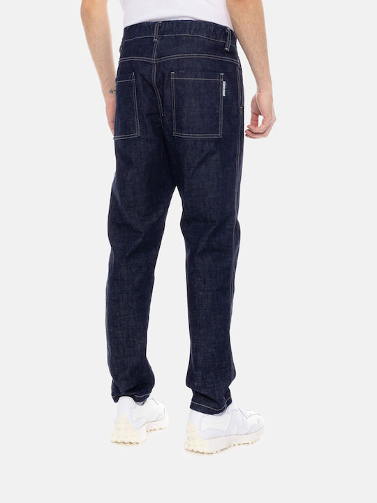 Ανδρικό Παντελόνι Τζιν Cropped Blue