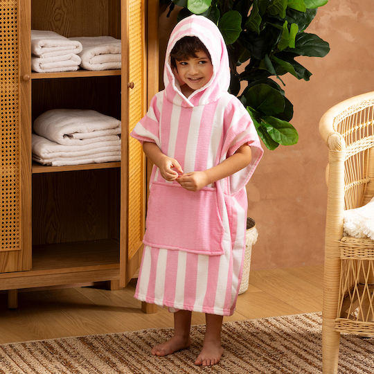 Poncho pentru copii 55x70 A-s Wili Roz 205841