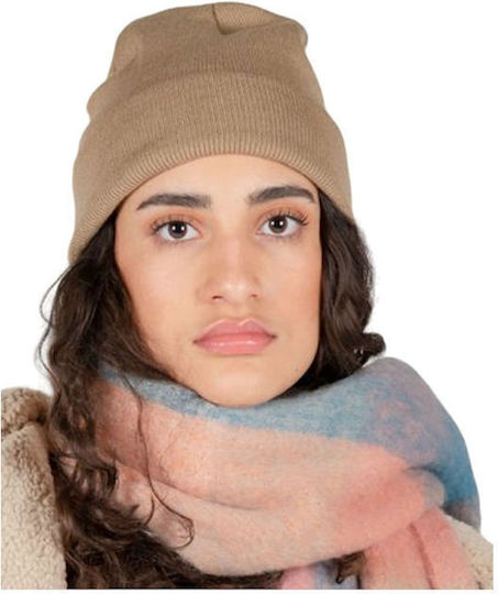 Beanie Beanie Knitted in Brown color