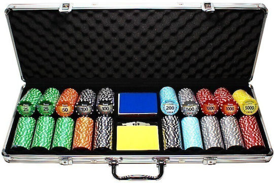Pokeritems Σετ 500 Μάρκες Poker 12gr σε Βαλίτσα