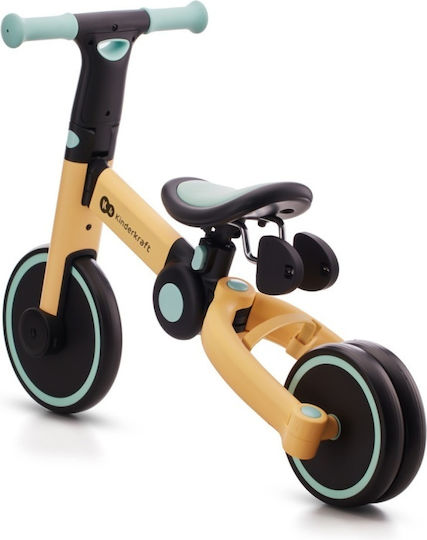 Kinderkraft 4 Trike Foldable & Convertible 3 in 1 for 1-5 Years Sunflower Blue