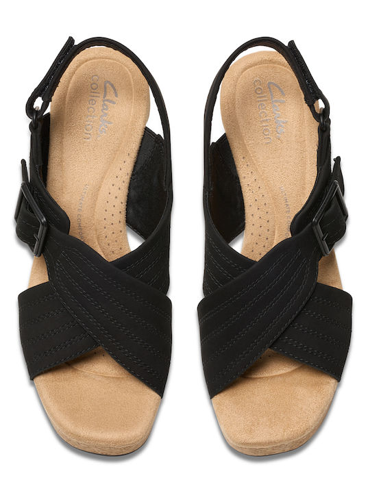 Nerisa West Leder Sandalen Schwarz