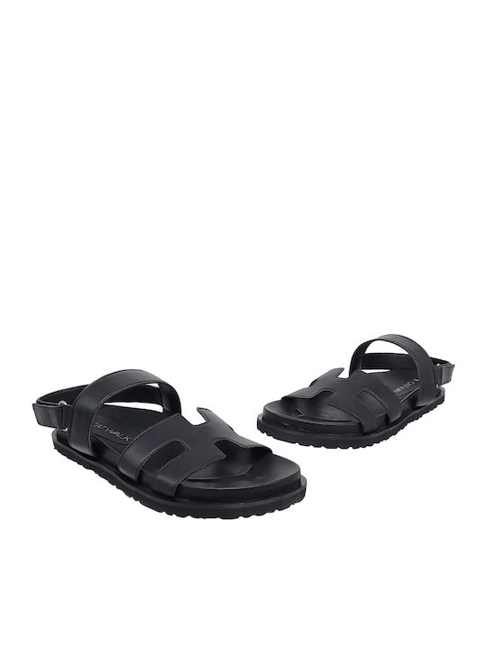 Sandale Casual Damă Flatforme Negru