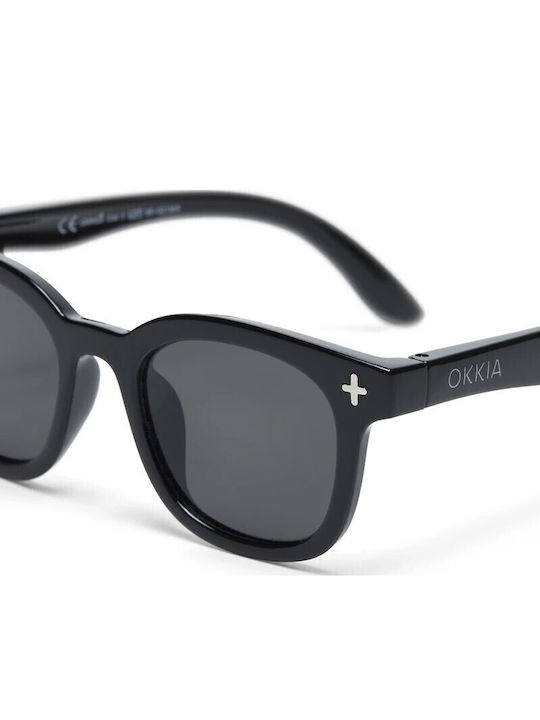 Okkia Orlando Kids Sunglasses Black For 6-10 Years
