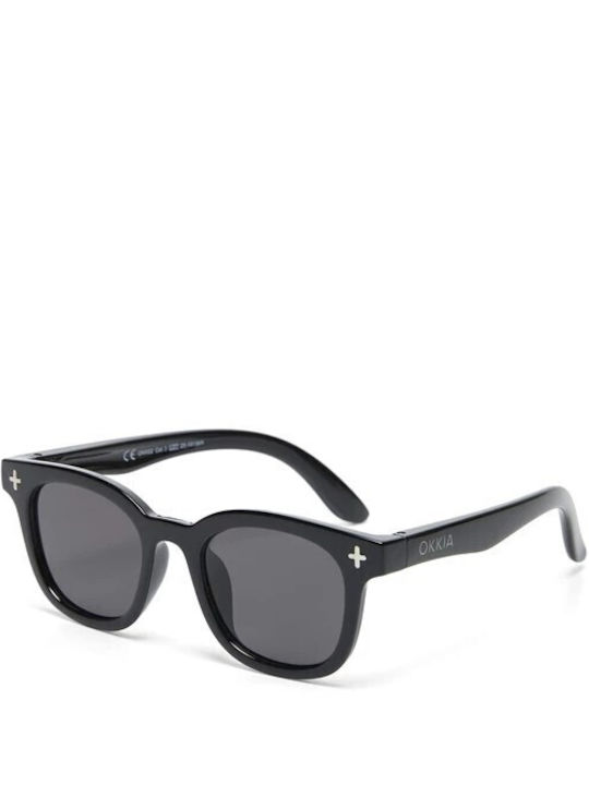 Okkia Orlando Kids Sunglasses Black For 6-10 Years