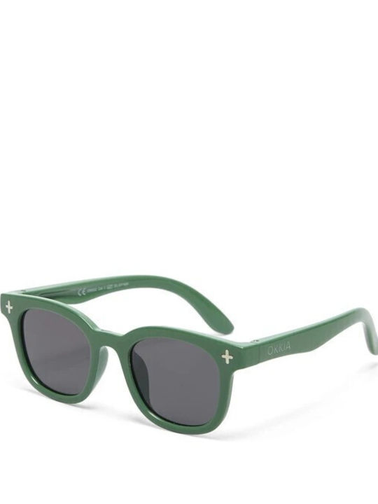 Okkia Orlando Kids Sunglasses Green For 6-10 Years