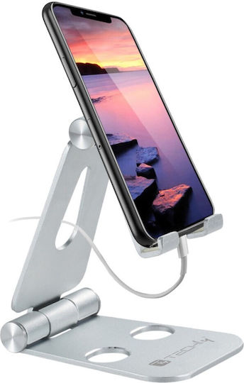 Techly I-smart-stand6 Desk Stand for Mobile in Silver color