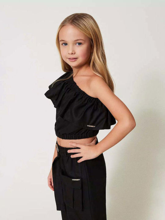 Kids' Shirt Short Sleeve Black