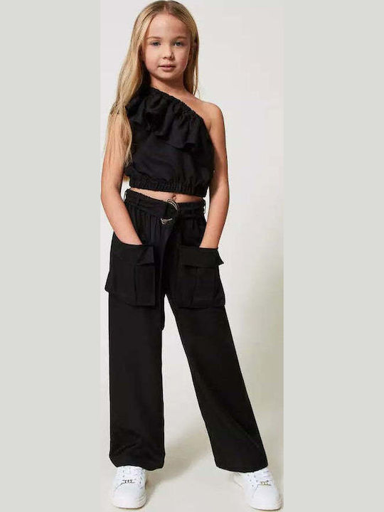 Kids' Shirt Short Sleeve Black