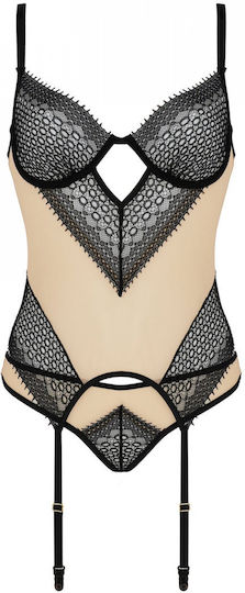 Denerys Corset Beige XXL XXXL Lingerie
