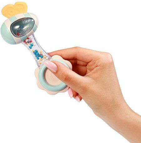 Babyono Teething Rattle for 3 m+