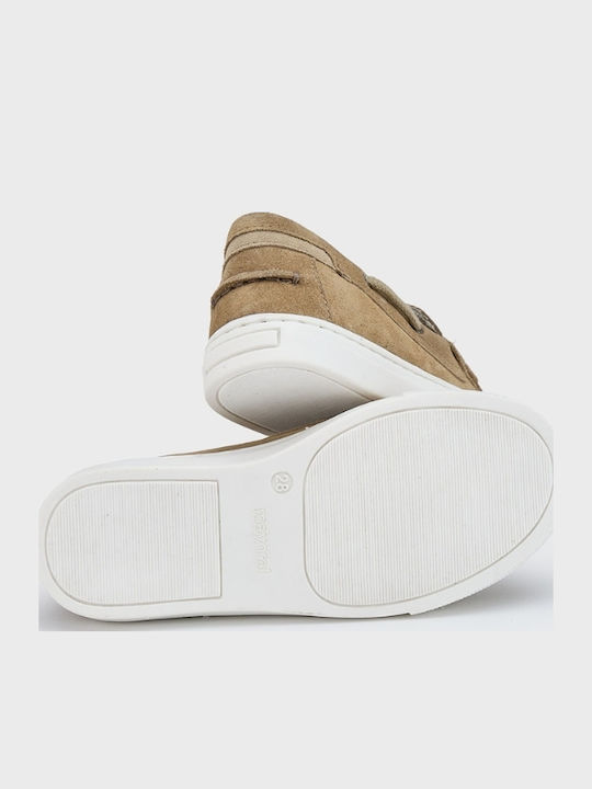 Kinder-Mokassins Beige