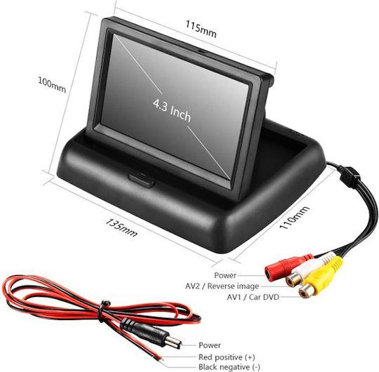 F02 Car Reverse Camera with Screen Universal