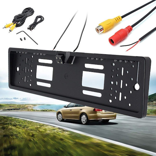 Waterproof Car Reverse Camera with License Plate Frame and Night Vision Universal 25021