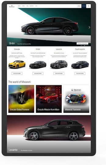 Allnet High Performance Public Displays 14 Inch Android 12 Rk3588 NFC PoE HDMI Black Color