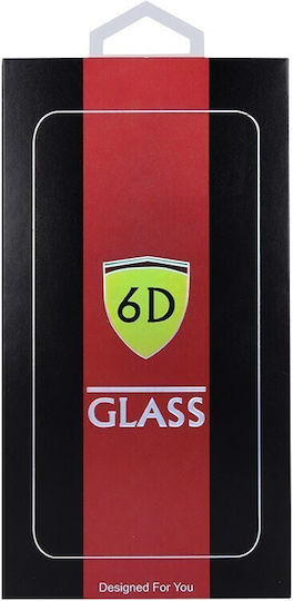 6D Gehärtetes Glas Schwarz (Xiaomi 13)