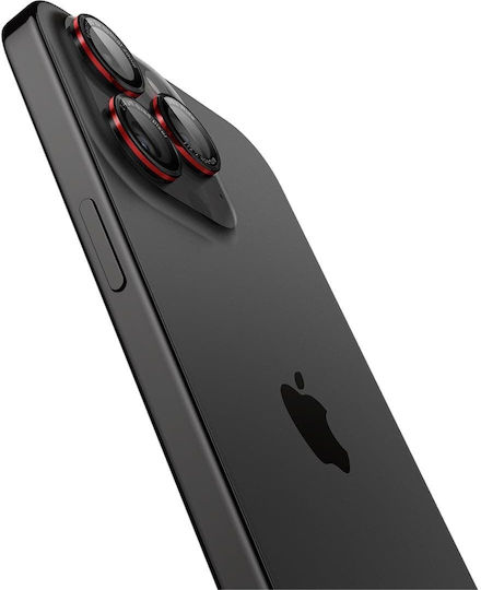 Spigen Optik Pro EZ Fit Протектор за камера Закалено стъкло Черен за iPhone 14 Pro / Pro Max / 15 Pro / Pro Max / 16 Pro / 16 Pro Max