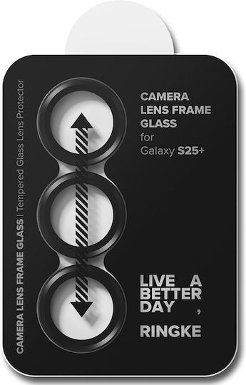 Ringke Frame Protector Camera Protection Tempered Glass Black for the Galaxy S25