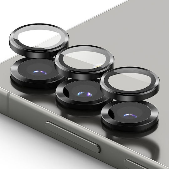 Ringke Frame Protector Протектор за камера Закалено стъкло Черен за GALAXY S25+ ПЛЮС