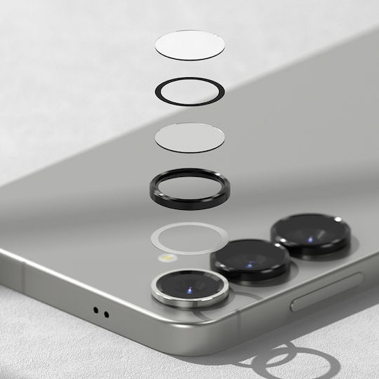Ringke Frame Protector Протектор за камера Закалено стъкло Черен за GALAXY S25+ ПЛЮС