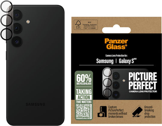 PanzerGlass PicturePerfect Camera Protection Tempered Glass Transparent for the Samsung Galaxy S25 PGRPIPEG38388