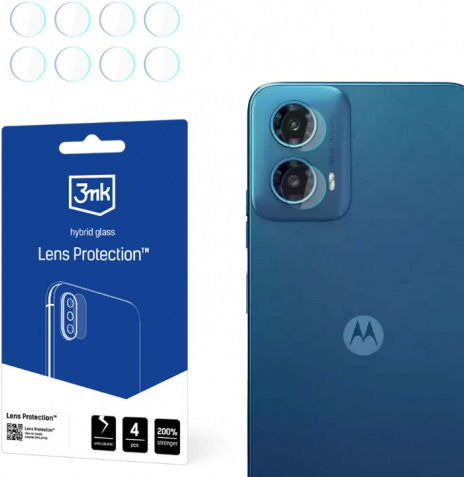 3MK Lens Camera Protection Membrane Transparent for the Motorola Moto G34 5G