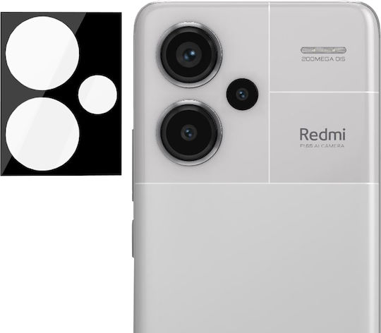 Techsuit Full Kameraschutz Gehärtetes Glas Black für das Redmi Note 13 Pro+